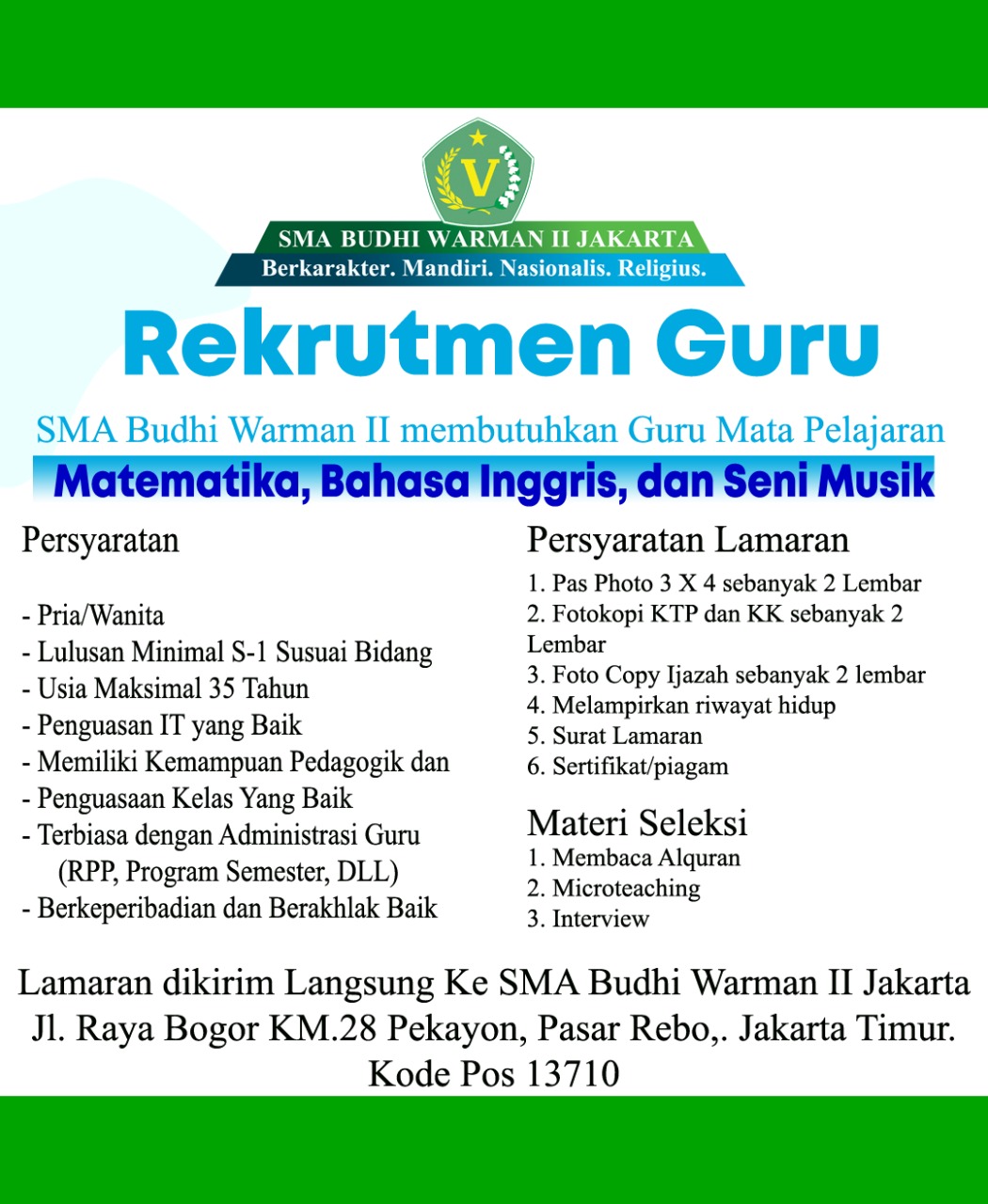 rekrutmen guru