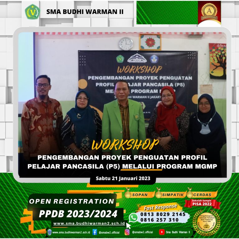 Workshop Pengembangan Proyek Penguatan Profil Pelajar Pancasila (P5) Melalui Program MGMP SMA Budhi Warman II
